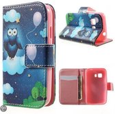 Wolkjes agenda wallet hoesje Samsung Galaxy Young 2 SM-G130