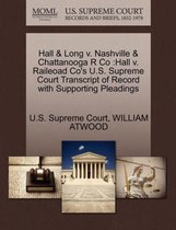 Hall & Long V. Nashville & Chattanooga R Co