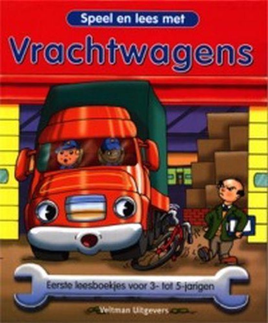 Cover van het boek 'Speel en lees met vrachtwagens' van Nicola Baxter