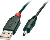 Lindy - Adapterkabel USB A 3,5/1,35mm DC-Hohlstecker