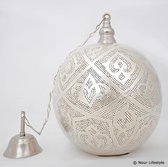 Nour Lifestyle Arabische hanglamp Isra met Oosters patroon - maat M (Oosterse - Egyptische - Marokkaanse lampen)