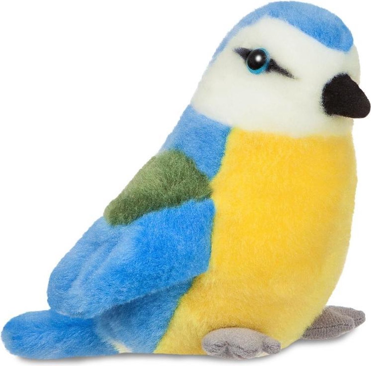 | Pluche pimpelmees vogel knuffel 20 cm Pluche roodborstje vogel knuffel 20 cm Roodborstjes dieren