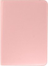 360 graden draaiend Litchi structuur lederen hoesje met houder voor Samsung Galaxy Tab 4 10.1 / SM-T530 (roze)