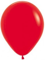 100 ballonnen rood 30 cm