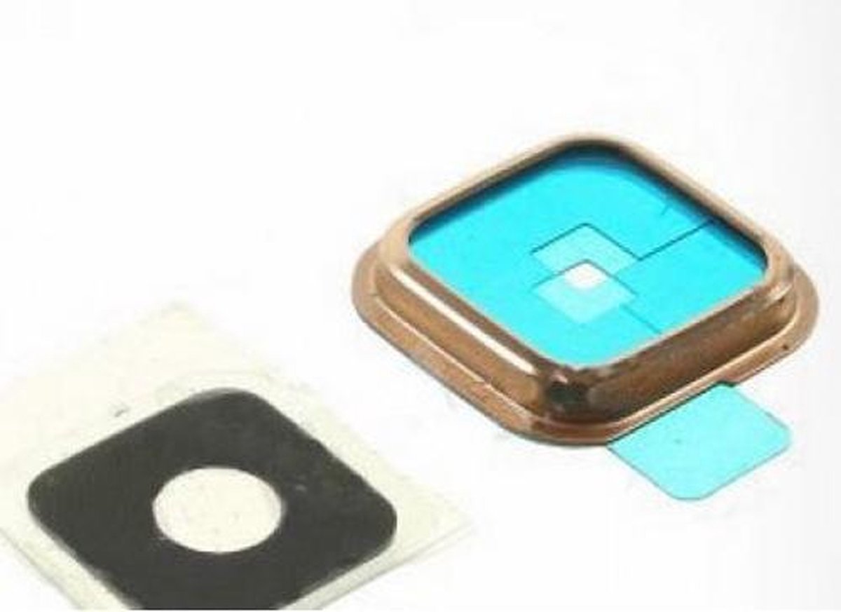Camera Lens Cover inclusief lens geschikt voor de Samsung Galaxy S5 Goud