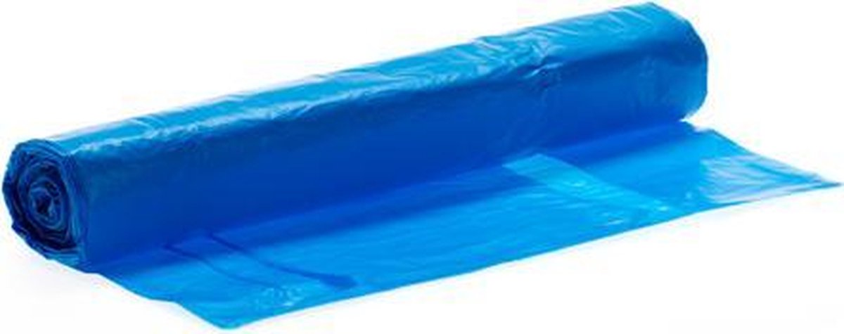 Plastic afvalzak LDPE 80x110cm T70 - blauw