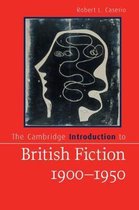 Cambridge Introductions to Literature-The Cambridge Introduction to British Fiction, 1900–1950