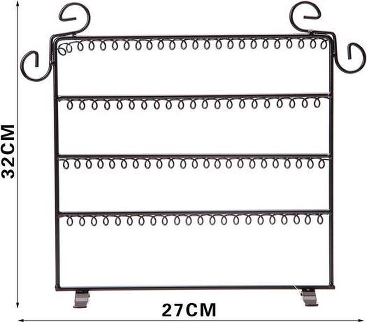 Metalen sieraden display 32 x 27 cm ©Pippashop