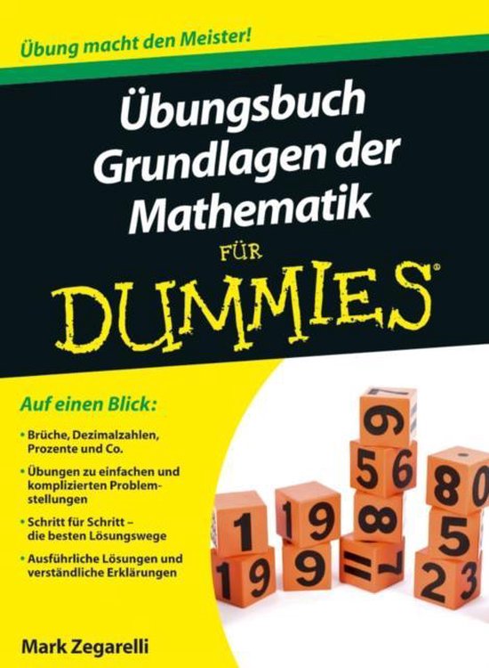 UEbungsbuch Grundlagen der Mathematik fur Dummies - cover