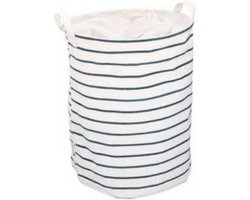 Wasmand groot - 33x43 cm - 1 stuk - Uitvouwbaar - draagbaar - waszak - badkamer