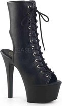 Pleaser Enkellaars -40 Shoes- ASPIRE-1016 US 10 Zwart