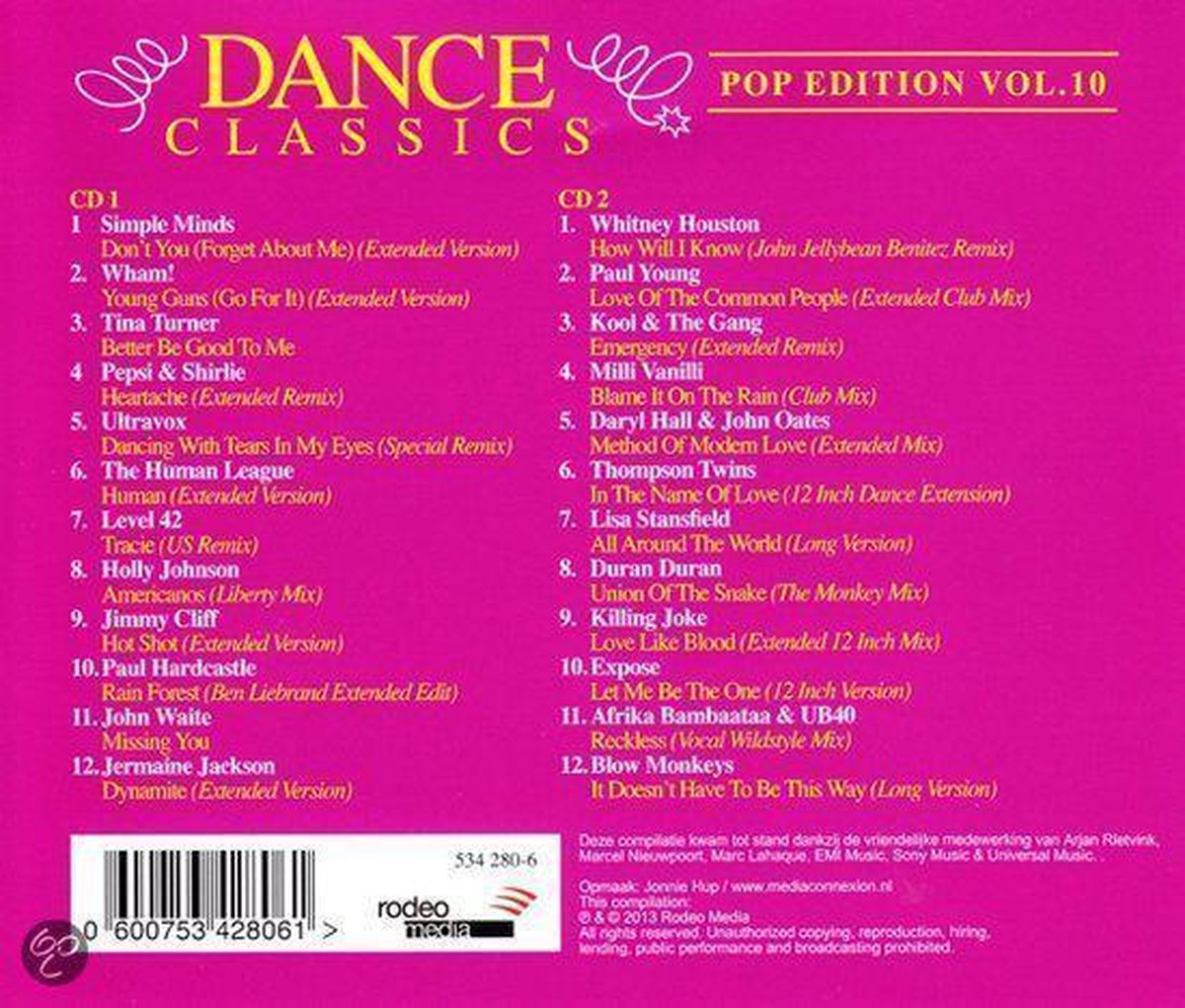 Dance Classics - Pop Edition Volume 10, various artists | CD (album ...