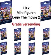 LEGO Minifigures The Movie 2 - 71023- uitdeel pakket 10 stuks   ( 10 stuks + gratis verzending)