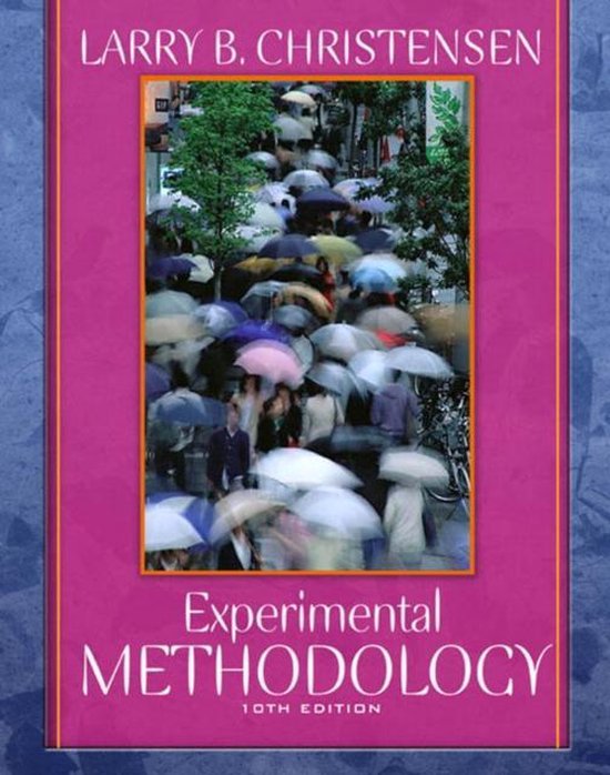 Experimental Methodology - cover