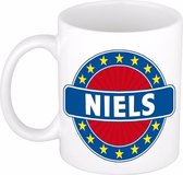 Niels naam koffie mok / beker 300 ml  - namen mokken