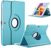 Samsung Galaxy Tab 4 10.1 T530 Tablet draaibare case cover hoesje Licht Blauw