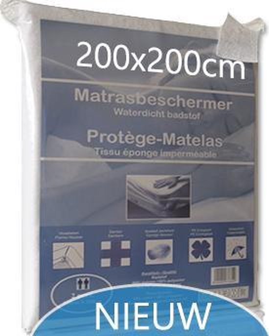 Matrasbeschermer Waterdicht 200x200cm