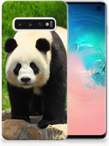 TPU Siliconen Backcover Hoesje Samsung Galaxy S10 Design Panda