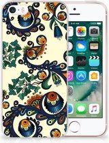 iPhone SE | 5S TPU Hoesje Design Barok Flower