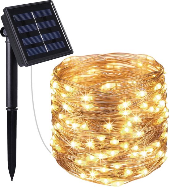 Lumisky Skinny 200 - Solar Lichtsnoer - 200 micro Led-lampjes - 21.5 m