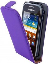 Mobiparts Premium Flip Case Samsung Galaxy Pocket Purple