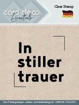 In Stiller Trauer - Tekst Stempel
