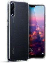 Hoesje voor Huawei P20, gel case, doorzichtig