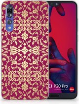 Huawei P20 Pro TPU Hoesje Design Barok Pink
