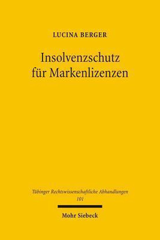 Insolvenzschutz für Markenlizenzen - cover