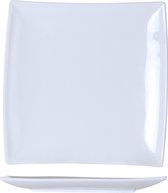 Cosy&Trendy Avantgarde Plat Bord - Ø23 cm - Wit - 6 stuks