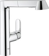 GROHE K7 Keukenkraan - Hoge uitloop - Met uittrekbare comfort handdouche - Chroom