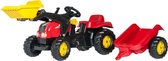 Rolly Toys 023127 RollyKid-X Tractor met Lader en Aanhanger Rood