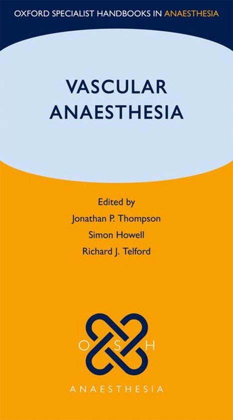 Oxford Specialist Handbooks in Anaesthesia - Vascular Anaest ... - cover