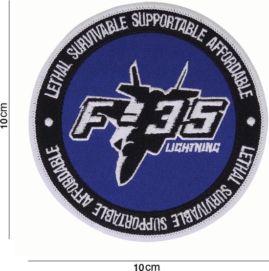 Embleem stof F-35 Lightning