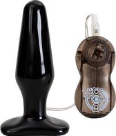 Doc Johnson Vibrerende Plug Rump Shakers - zwart