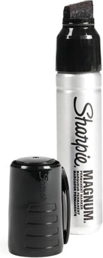 Bol Com Sharpie Zwarte Pro Magnum Marker Permanente Stift Met Beitel Punt Professionele