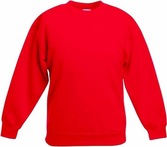 Rode katoenmix sweater voor jongens 14-15 jaar (170/176) | bol.com