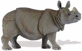 Plastic speelgoed figuur Indische neushoorn 12 cm