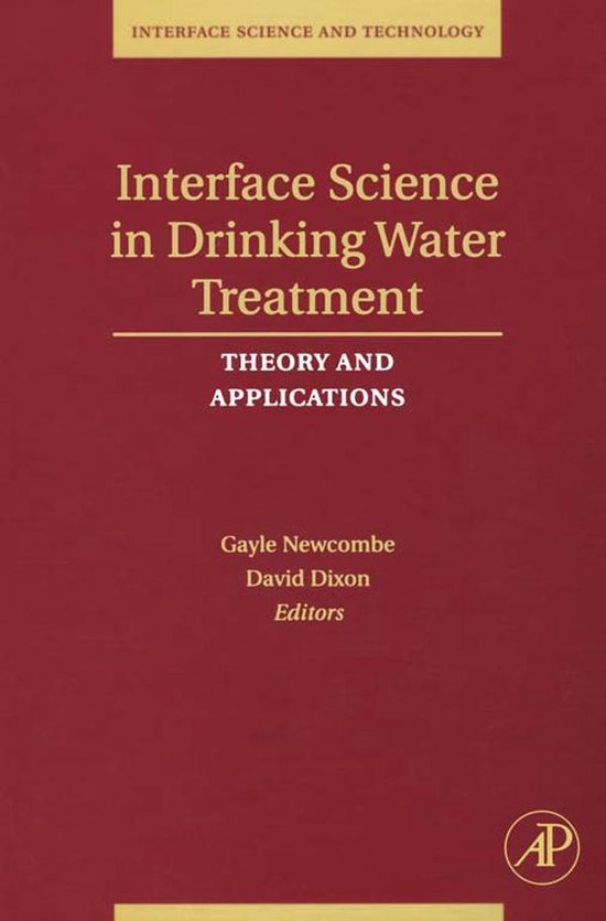 Interface Science in Drinking Water Treatment - cover