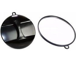 Kappersspiegel 28CM Rond - Zwart - Ay Cosmetica