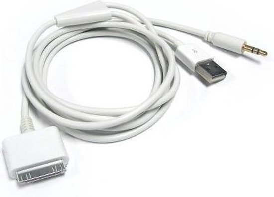 iPhone iPod Car AUX USB kabel YAI441 | bol.com
