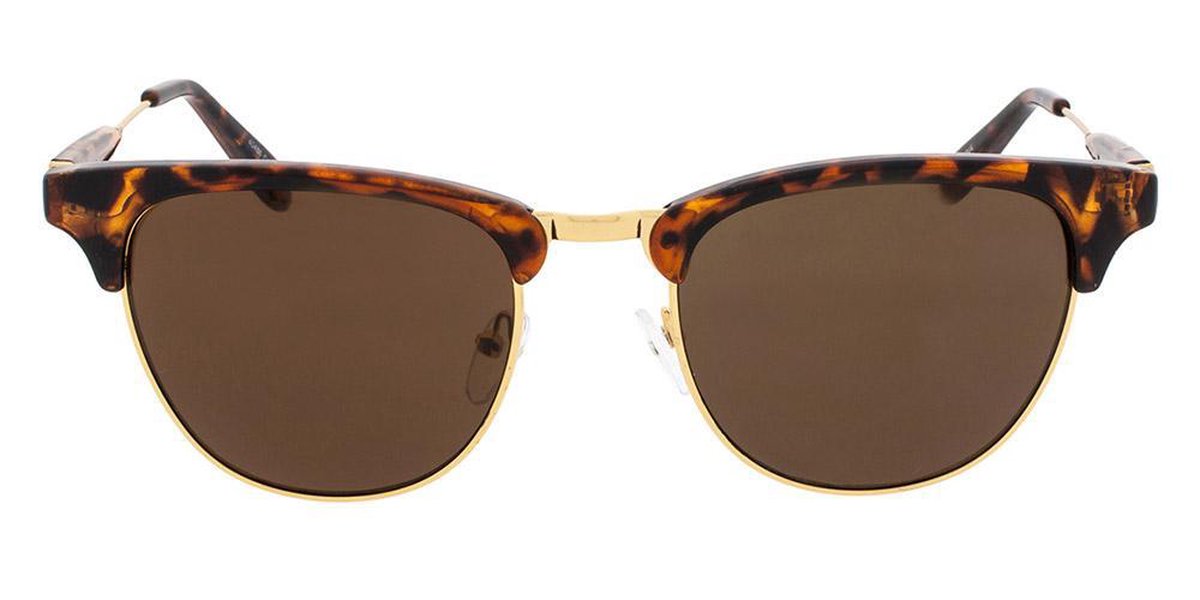 Icon Eyewear Zonnebril HEY HEY- Tortoise montuur - Bruine glazen