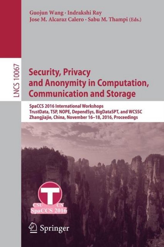 Security, Privacy and Anonymity in Computation, Communicatio ... - cover