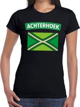 Achterhoek en vlag festival t-shirt zwart dames XL