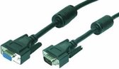 Logilink - VGA (D-Sub) naar VGA (D-Sub) female - 5 m - Zwart