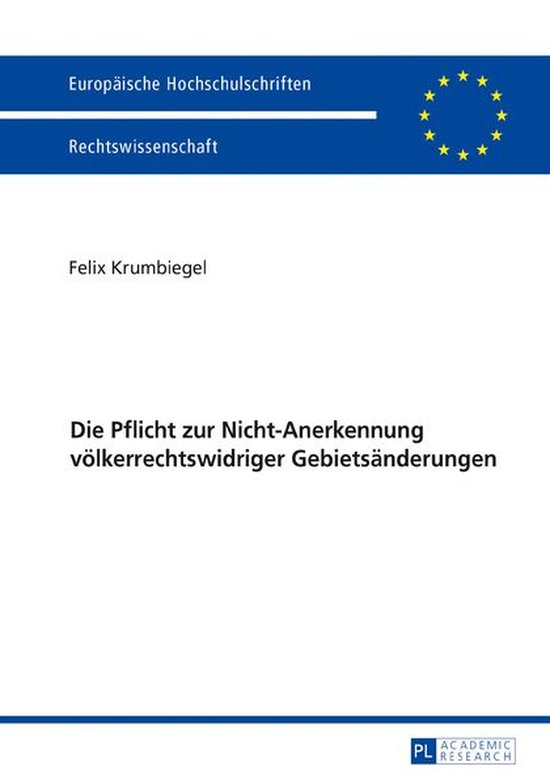Europaeische Hochschulschriften Recht 5895 - Die Pflicht zur ... - cover