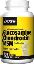 Glucosamine + Chondroitin + MSM Combination (120 Capsules) - Jarrow Formulas