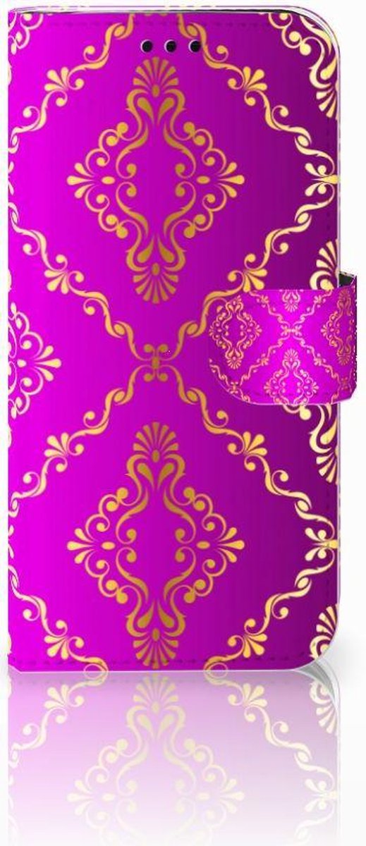 Book Case voor Wallet Case Samsung Galaxy J5 2017 Barok Roze