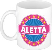 Aletta naam koffie mok / beker 300 ml  - namen mokken