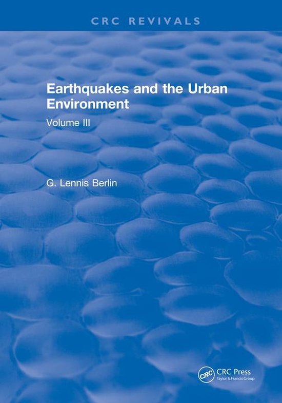 Earthquakes and the Urban Environment - cover